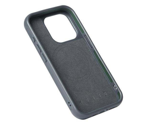 MUJJO Shield Case etui iPhone 15 Pro MagSafe steel blue MUJJOCL047SB - 1296442 - zdjęcie 5